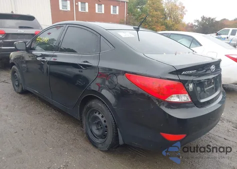 2013 Hyundai Accent Gls из США, поврежденный, VIN KMHCT4AE6DU352600